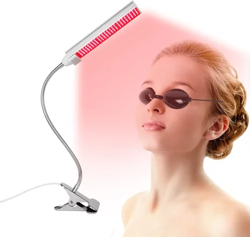 Vista 2 de Lámpara de terapia de luz roja con temporizador, 660nm LED - M7666