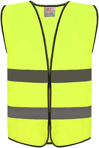 Vista 2 de zojo Chalecos de seguridad para niños de alta visibilidad, talla M, se adapta a edades de 8 a 10 años. Altura 47.2 in-55.1 in (3" 11.2'-4" 7') niños