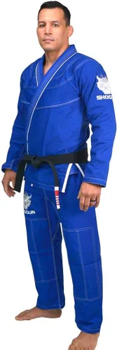 Vista 5 de SHOGUN Fight Jiu Jitsu Gi Tao Premium 15.87oz tejido de perlas de algodón BJJ