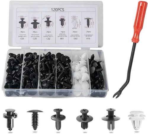 Vista 16 de OTUAYAUTO - Clips para línea de combustible, 70 piezas de clips de retención de línea de combustible