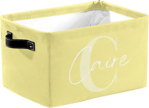 Vista 20 de Cesta de regalo personalizada con nombre, caja de juguetes de almacenamiento personalizada para niños, organizador de cubos de almacenamiento