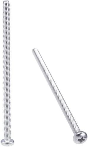 Vista 11 de uxcell Tornillos de máquina M4x5mm Pan Phillips Tornillo de cabeza cruzada 304 pernos de sujeción de acero inoxidable 20 piezas