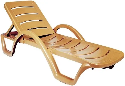 Vista 4 de Compamia Sunrise Pool Chaise Lounge en verde (juego de 4)