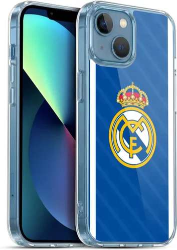 Vista 84 de Head Case Designs Funda de gel con licencia oficial del Real Madrid CF azul [protección de grado militar] compatible con Apple iPhone 7 Plus/iPhone