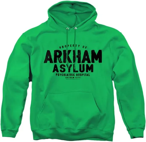 Vista 8 de Trevco Batman Arkham Asylum - Sudadera con capucha unisex para adultos Athletic Heather