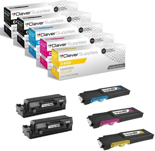 Vista 6 de CS - Cartucho de tóner compatible para Xerox C400 106R03524 negro 106R03526 cian 106R03527 magenta 106R03525 amarillo Versalink C400 C400 DN C405