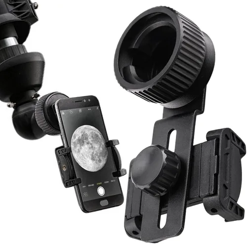 Vista 9 de Adaptador de teléfono inteligente Starboosa para telescopio, soporte de cámara, soporte universal para teléfono, funciona con telescopio