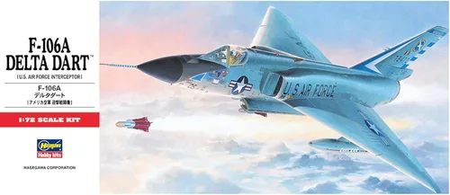 Vista 5 de Hasegawa HAC11 1:72 Escala F-106A Delta Dart Model Kits de construcción