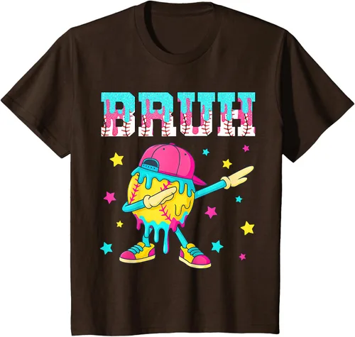 Vista 37 de Baseball Life Style 101 Apparel Youth Drip Baseball Boys Kid Camiseta