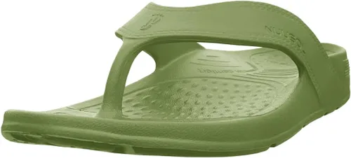 Vista 15 de NUUSOL Sandalias unisex en cascada; calzado antideslizante para senderismo/fascitis plantar; cojín suave, ligero y cómodo; soporte de arco y Negro