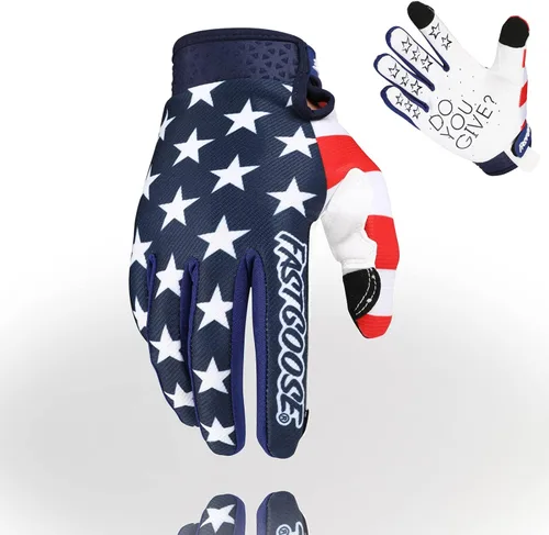 Vista 9 de Guantes de motocicleta transpirables y ligeros todoterreno para hombres y mujeres, ATV, BMX, MTB Racing
