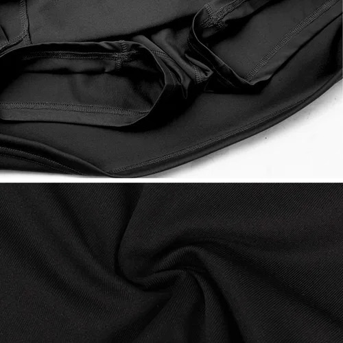 Vista 5 de Oyamiki Falda pantalón deportiva para mujer, diseño ligero ideal para tenis, correr, entrenamiento, deporte y golf