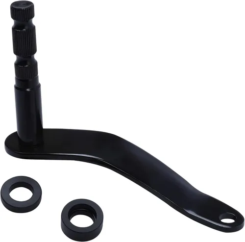 Vista 4 de TCT-MOTORPARTS Brazo de palanca de cambios negro para Harley Softail Slim FLS 2007-2017