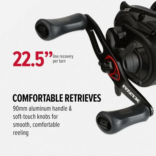 Vista 8 de Abu Garcia Max SX - Carrete de pesca con interruptor giratorio de perfil bajo