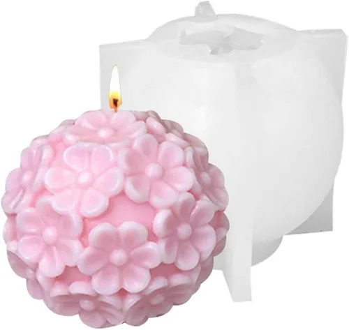 Vista 15 de 2 Piezas Pequeño Molde de Girasol de Silicona para Decoración de Fondant, Chocolate, Caramelo, Pastel, Vela, Jabón, Hornear, Pasta de Polímero