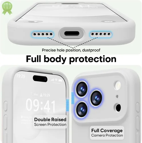 Vista 103 de LOVE 3000 Diseñada para Funda iPhone Air, Silicona Premium [Compatible con Magsafe][Forro de Microfibra Suave Anti-Rayones] Funda Protectora