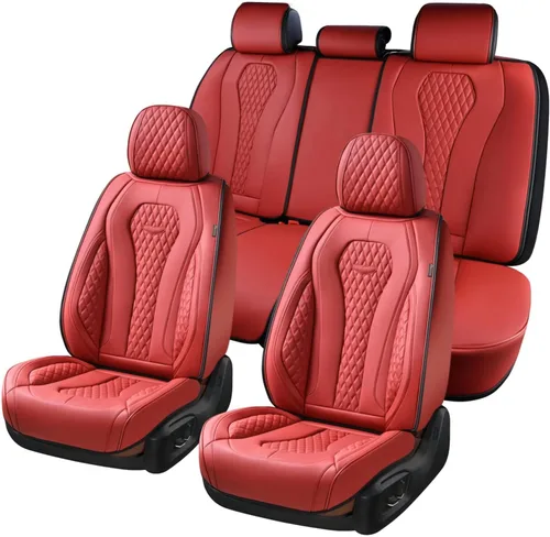 Vista 21 de Coverado Fundas de asiento de automóvil, fundas de asiento delantero, funda de asiento de coche beige, fundas impermeables para asiento