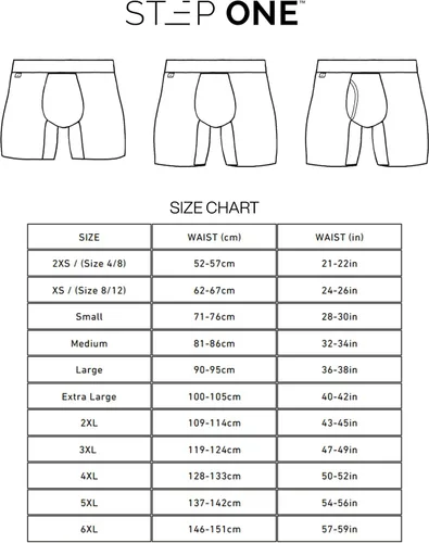 Vista 9 de STEP ONE Calzoncillos tipo bóxer de bambú para hombre (más largo), antirozaduras, absorbe la humedad para hombres