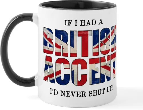 Vista 26 de CafePress British American Translations Taza de café de cerámica (11 oz)