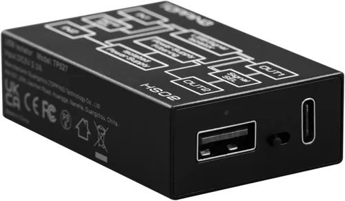 Vista 8 de TOPPING HS02 USB 2.0 Aislador de audio, USB B USB C Entrada Aislamiento de alta velocidad