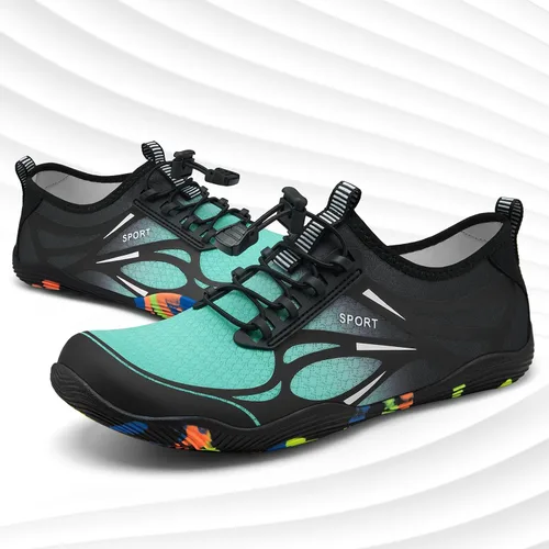Vista 5 de ATHMILE Zapatos de agua para hombres y mujeres, zapatos de río, para adultos, natación, playa, lago, piscina, calcetines acuáticos, calcetines