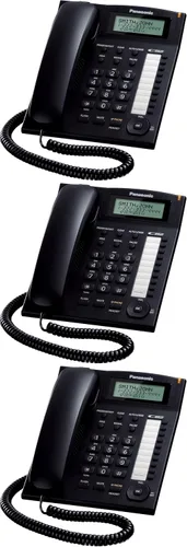 Vista 4 de Panasonic KX-TS880B Teléfono con cable integrado, negro