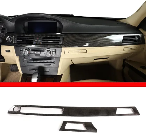 Vista 10 de Ajuste interior del panel de la puerta del coche para BMW 3 series E90 E93 2005-2012 accesorios del coche, ABS, 4PCS (fibra de carbono) -PS. Pls