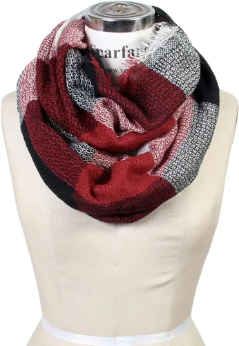 Vista 11 de Bufandas de moda a cuadros y cuadros Infinity de Scarfand's Tartan