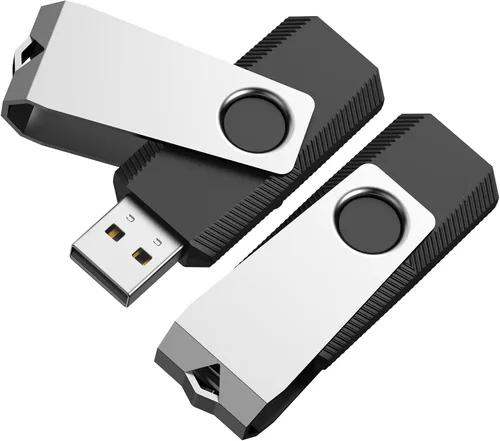 Vista 12 de RAOYI Unidad flash USB 2.0 de 8 GB giratoria de metal Memory Stick Pulgar Drive para almacenamiento de datos (negro)