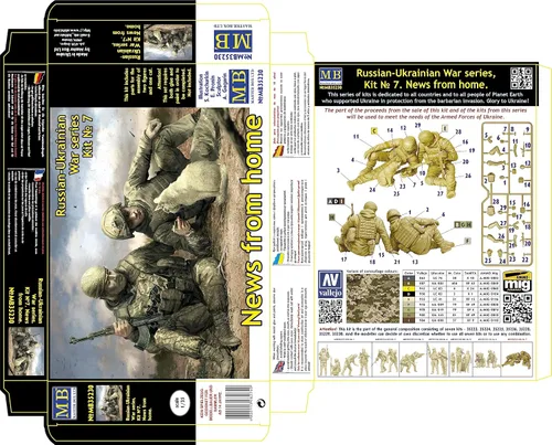 Vista 2 de Master Box 35230-1/35 - Noticias del kit de casa № 7. kit de modelo de plástico