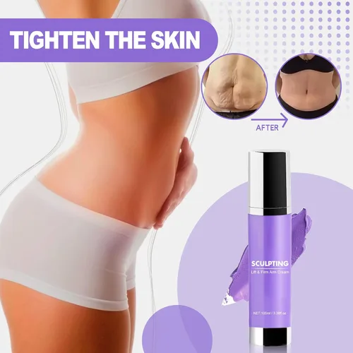 Vista 3 de Crema reafirmante para el vientre, Flex Lift y crema firme para brazos, crema corporal de colágeno para celulitis apretada para más tensa y firme