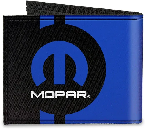 Vista 2 de buckle-down lona portafoliosMopar Logostripe2NegroAzul Accesorio