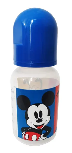 Vista 5 de Cudlie Disney Baby Boy Mickey Mouse - Paquete de tres biberones de 5 onzas, Mickey Friends