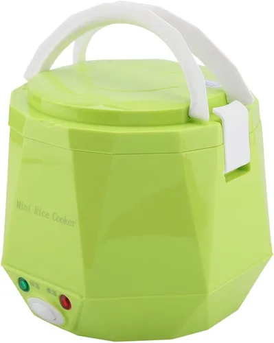 Vista 3 de Arrocera eléctrica, vaporizador de alimentos portátil para automóvil, camión, mini olla de arroz de viaje, calentador de alimentos portátil de 12 V