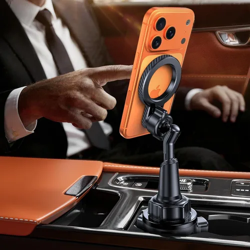 Vista 7 de Miracase Soporte para Portavasos de Auto con Cuello de Cisne Ajustable - Soporte Universal para Celular en Coche para iPhone, Samsung, Google