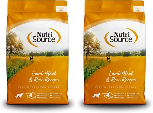 Vista 7 de Nutrisource Comida para perros adultos de cordero y arroz, 5 libras