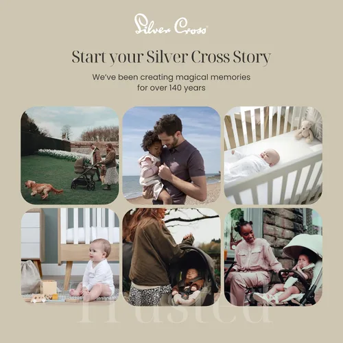Vista 5 de Silver Cross Paseo a bordo de ola/costa Accesorios para cochecito Sistema de viaje compacto Agarre máximo Duradero