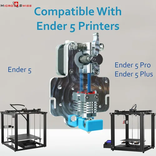 Vista 2 de Kit de mejora de accionamiento directo Micro Swiss para Creality Ender 5 / Ender 5 Pro / Ender 5 Plus - Fabricado en EE. UU