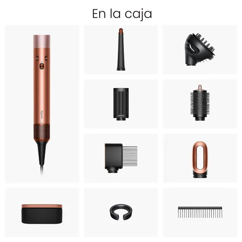 Vista 8 de Dyson Airwrap i.d.™ Multi-Styler Difusión completa para cabello rizado a rizado - Seda ámbar