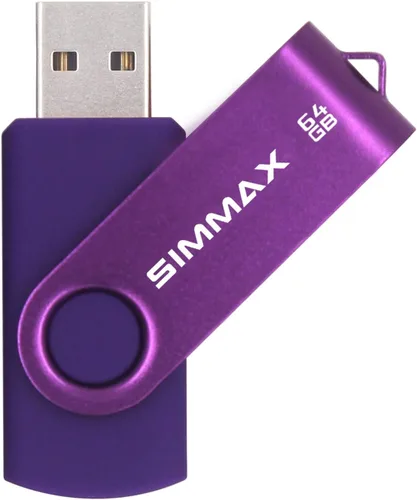 Vista 12 de SIMMAX Memory Stick 32GB USB 2.0 Unidades Flash Thumb Drive Pen Drive (32GB Morado)