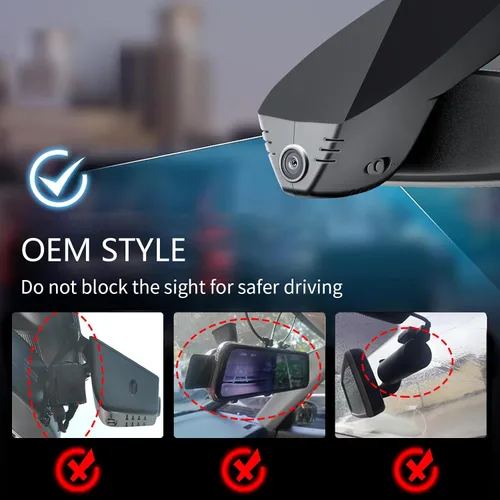 Vista 6 de Mangoal Cámara de tablero 4K para Buick Envision 2016-2020 (modelo A), base Essence Preferred Leather Premium, modelo A y modelo B tienen los mismos