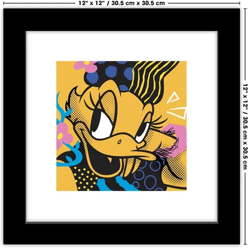 Vista 6 de Trends International Gallery Pops Disney Mickey and Friends - Póster de pared con diseño de pato de margaritas y margaritas, 12.00 x 12.00 pulgadas