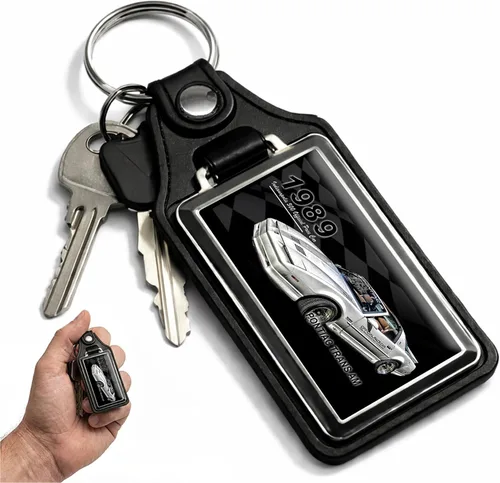Vista 12 de Brotherhood Car Key Chain for Trans Am Firebird - Classic Models Keychain for Men and Women Gift Key Ring