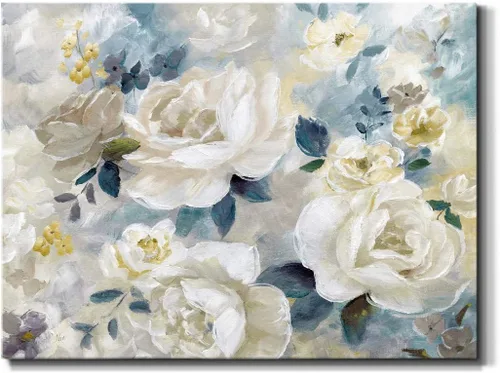 Vista 73 de Renditions Gallery Arte de pared de bosque otoñal, decoración de lienzo premium envuelto en galería, listo para colgar, 12L x 8A, impresión hecha