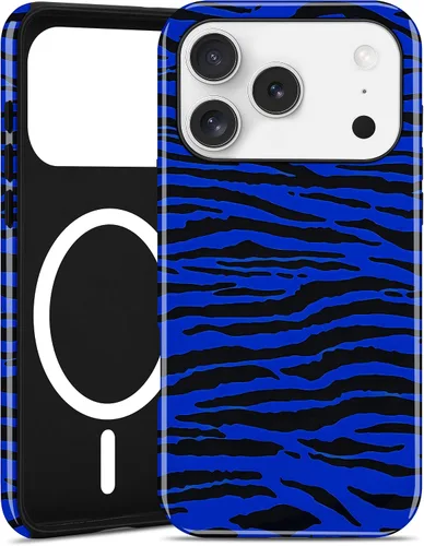 Vista 76 de Jusy Funda magnética Zebra para iPhone XR, color negro