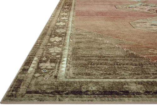 Vista 8 de Loloi Magnolia Home de Joanna Gaines Sinclair Collection SIN-06 - Alfombra decorativa tradicional de 2 pies 3 pulgadas x 3 pies 9 pulgadas, altura