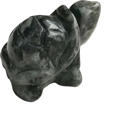 Vista 9 de Estatuas de animales talladas a mano de tortuga de sangre africana natural, coleccionables, cristales de 1.5 pulgadas y escultura de piedras