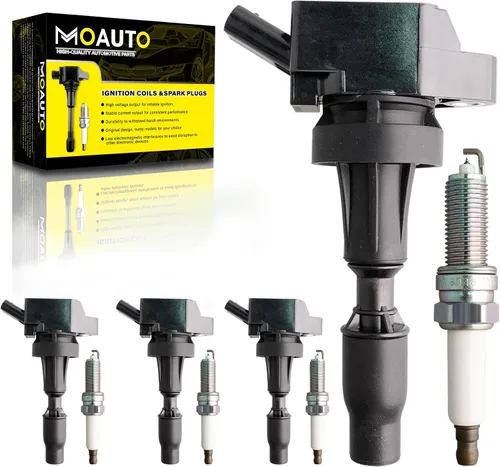 Vista 12 de Juego de 6 bobinas de encendido pack UF487 90919-02255 y 6 piezas bujías de iridio compatibles con Lexus Toyota Lotus ES350 RX350 RX450h Avalon