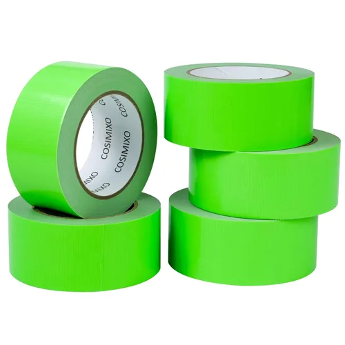 Vista 11 de COSIMIXO Paquete de 5 Cintas Adhesivas de Conducto Negras de Uso Pesado, 2 pulgadas x 30 yardas, fuerte, flexible, sin residuos, para todo clima