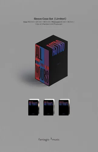 Vista 6 de Fantagio Music Astro - All Yours (Vol.2) Álbum+Póster plegado+Juego de tarjetas fotográficas adicionales (ME ver.) (KTMCD0882)